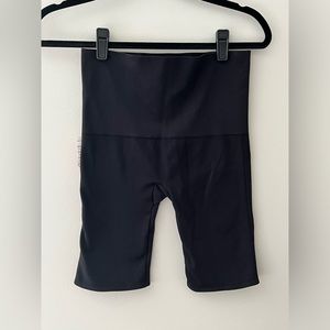 Spanx Look at Me Now LAMN Black Bike Shorts Size XL
